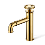 Bathroom Sink Faucet - Imdorf Industrial Style Brass Single Hole One Handle Bathroom Basin Faucet - undefined - Signature Faucets