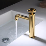 Bathroom Sink Faucet - Imdorf Industrial Style Brass Single Hole One Handle Bathroom Basin Faucet - undefined - Signature Faucets