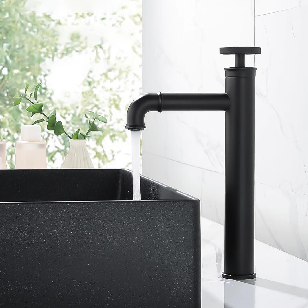 Bathroom Sink Faucet - Imdorf Industrial Style Brass Single Hole One Handle Bathroom Basin Faucet - undefined - Signature Faucets