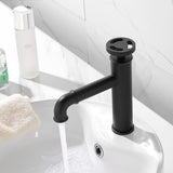Bathroom Sink Faucet - Imdorf Industrial Style Brass Single Hole One Handle Bathroom Basin Faucet - undefined - Signature Faucets