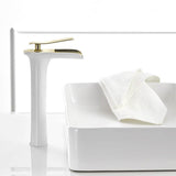 Bathroom Sink Faucet - Helfer Waterfall Basin Bathroom Sink Faucet Single handle - undefined - Signature Faucets