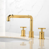 Bathroom Sink Faucet - Imdorf Bathroom Faucet Industrial Style 3 Hole Double Handle - undefined - Signature Faucets