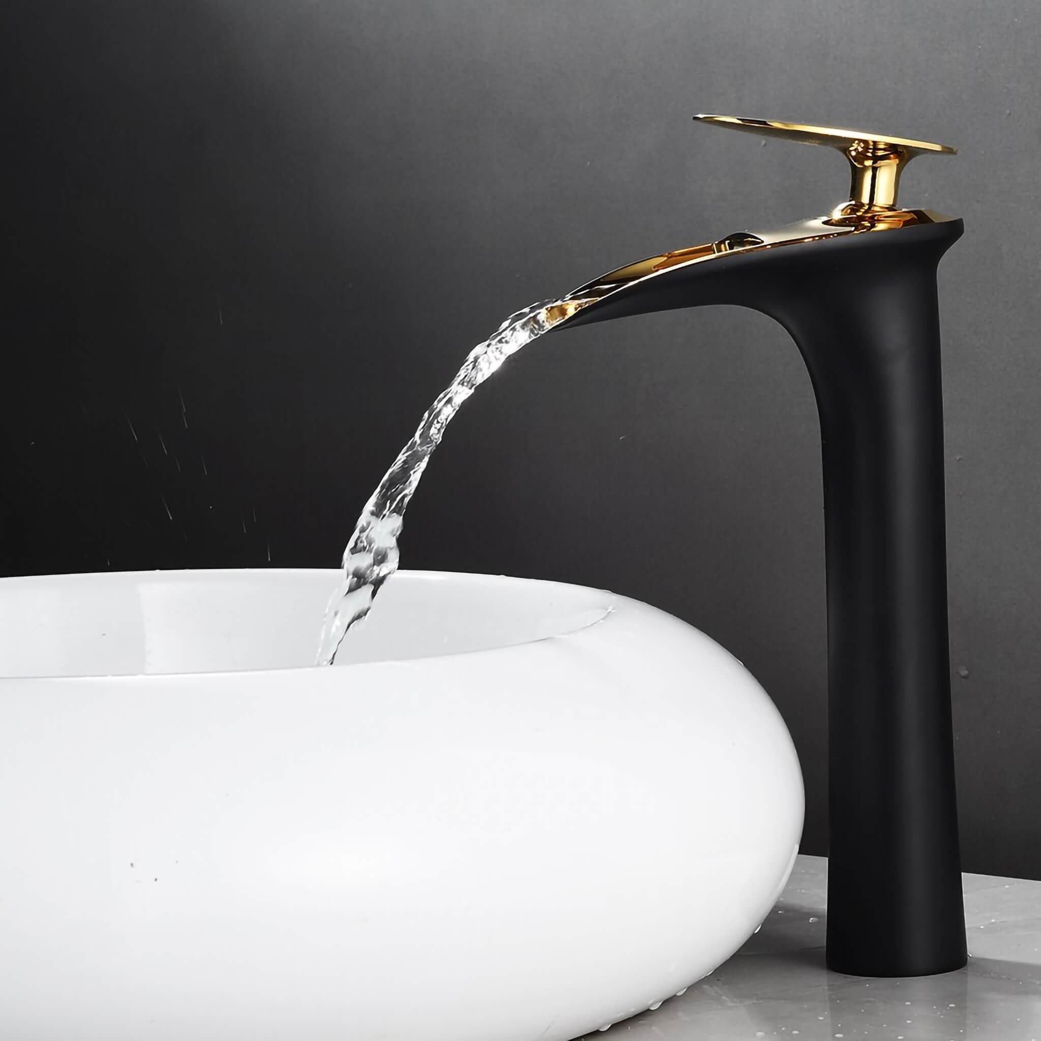 Dunkel Bathroom Waterfall Faucet Single Hole Single handle | Signature ...
