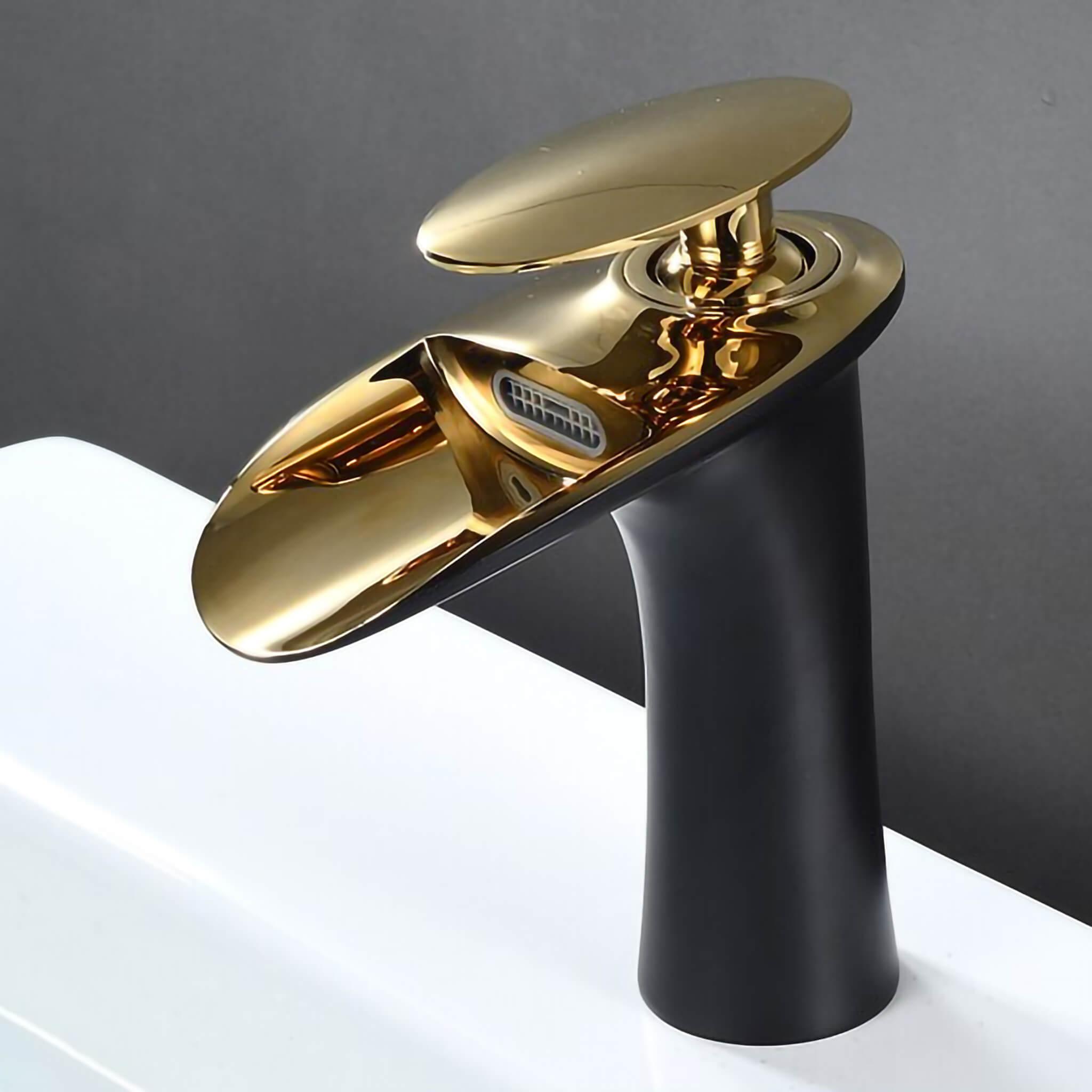 Dunkel Bathroom Waterfall Faucet Single Hole Single handle | Signature Faucets