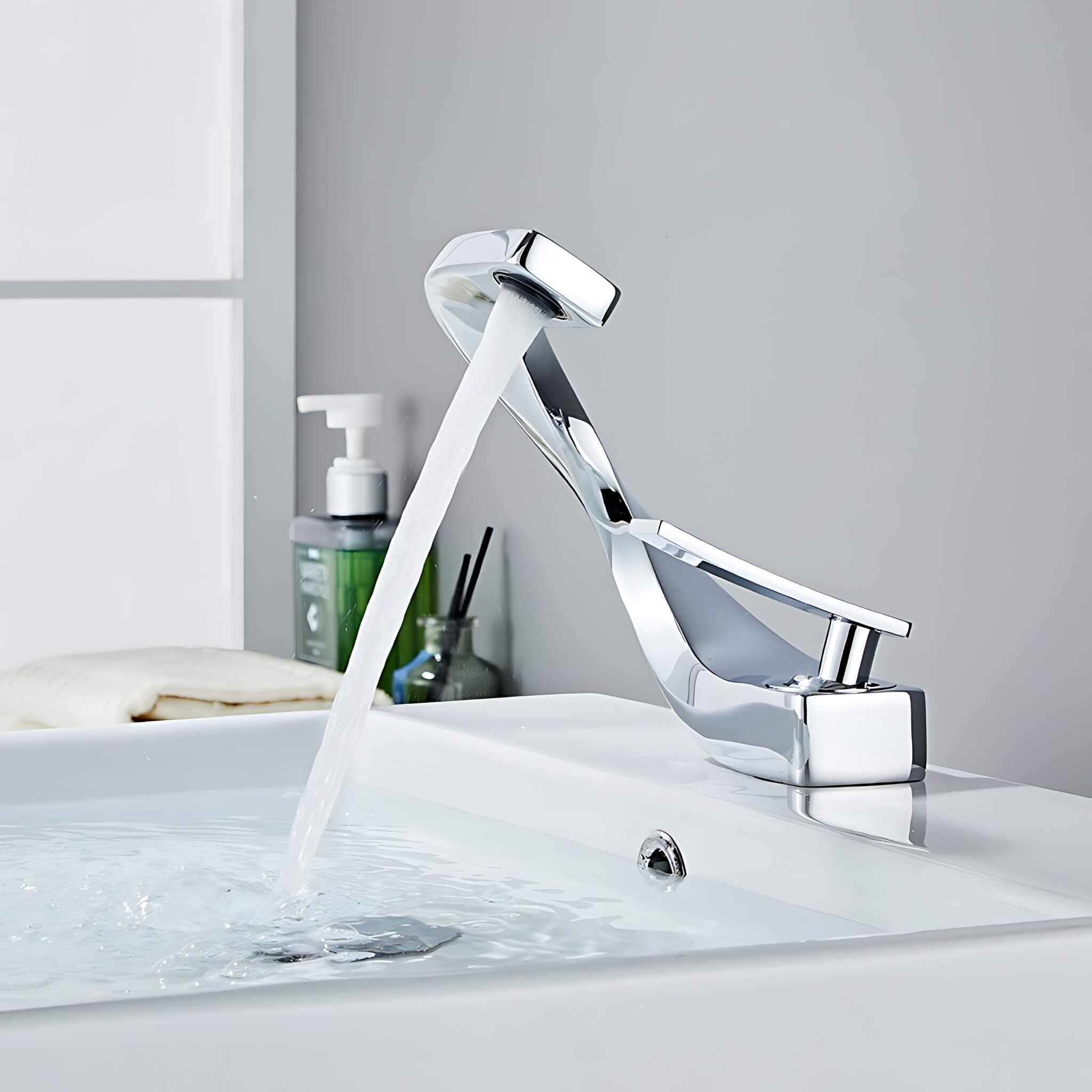 Cölm Unique Design Basin Bathroom Sink Faucet Single Handle Single Hol ...