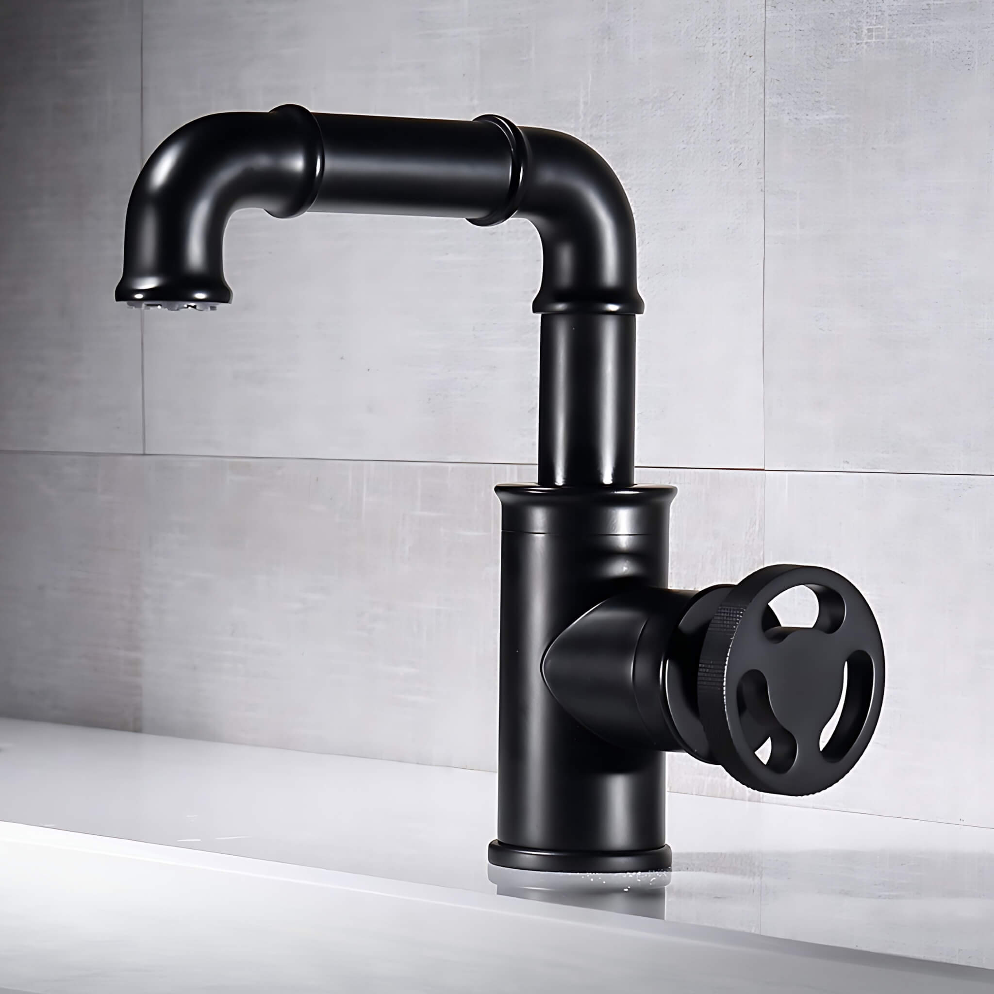 Imdorf Industrial Style Brass Bathroom Faucets – Signature Faucets