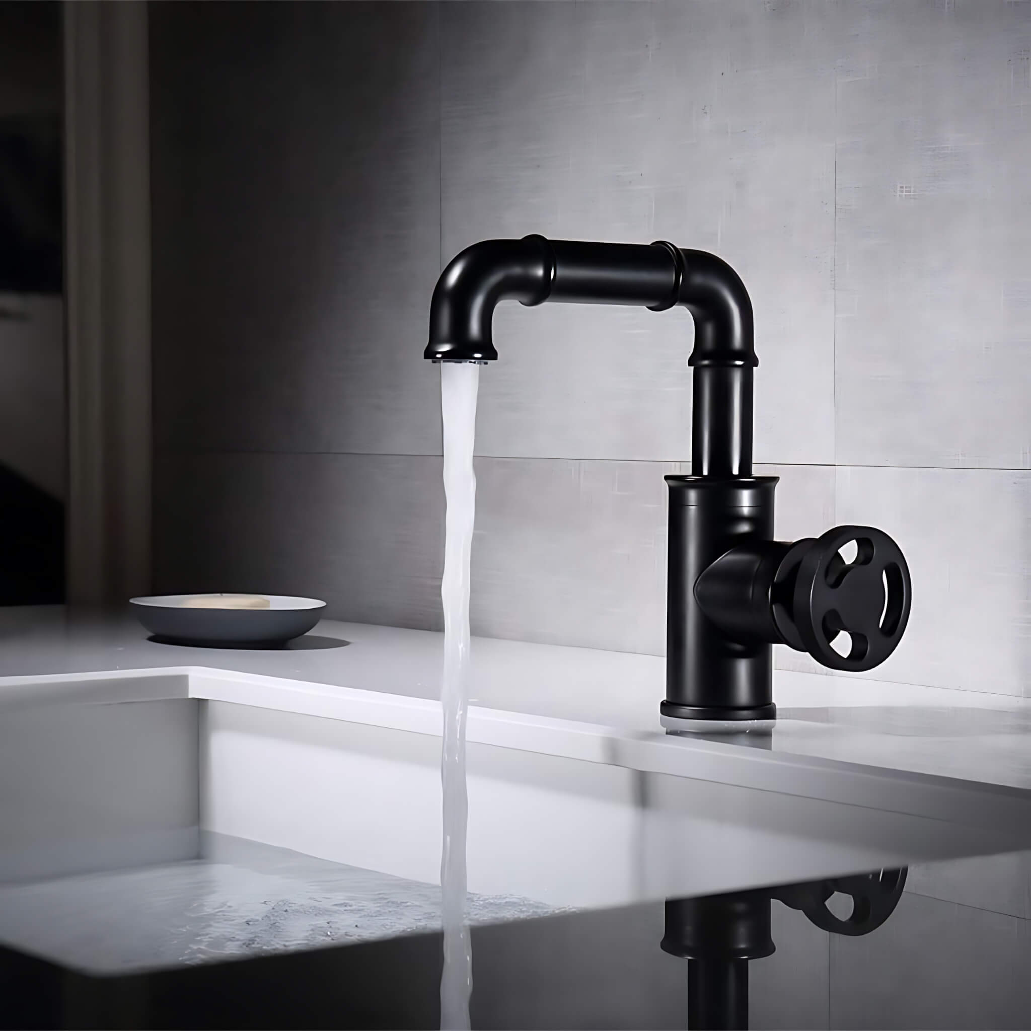Imdorf Industrial Style Brass Bathroom Faucets – Signature Faucets