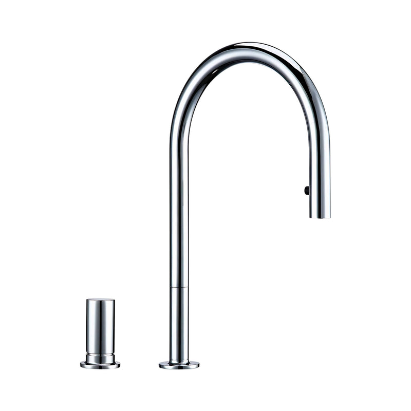 Kitchen-Faucet-Cale-2-Hole-Kitchen-Faucet-With-Pull-Out-Spout-chrome-Signature-Faucets #color_chrome