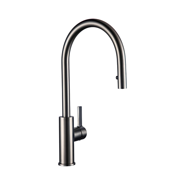 Kitchen-Faucet-Discreeto-Single-Hole-Kitchen-Faucet-With-Pull-Out-Spout-gun-metal-gray-Signature-Faucets #color_gun black