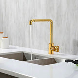 KitchenFaucet-Imdorf-modern-Industrial-Style-Brass-Single-Hole-single-Handle-Kitchen-Faucets-gold-Signature-Faucets #color_gold