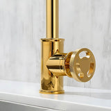 KitchenFaucet-Imdorf-modern-Industrial-Style-Brass-Single-Hole-single-Handle-Kitchen-Faucets-gold-Signature-Faucets #color_gold