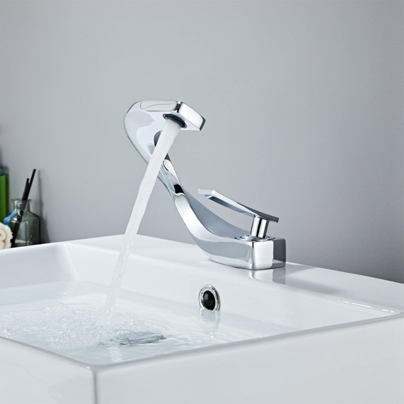 Bathroom Sink Faucet - Cölm Modern Bathroom Mixer Faucet Single Handle Single Hole Crane - undefined - Signature Faucets