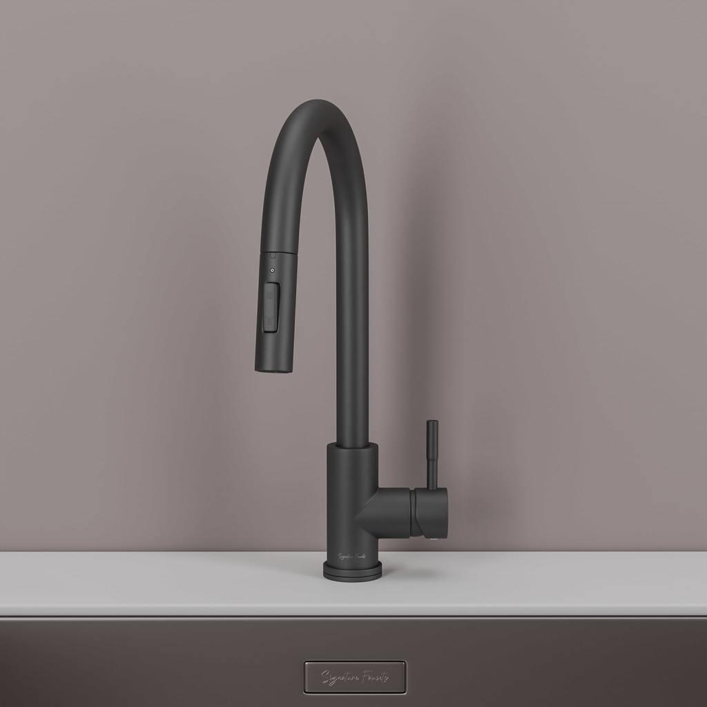 Imperium Touch Kitchen Faucet with PullOut Sprayer, Modern Single Hole