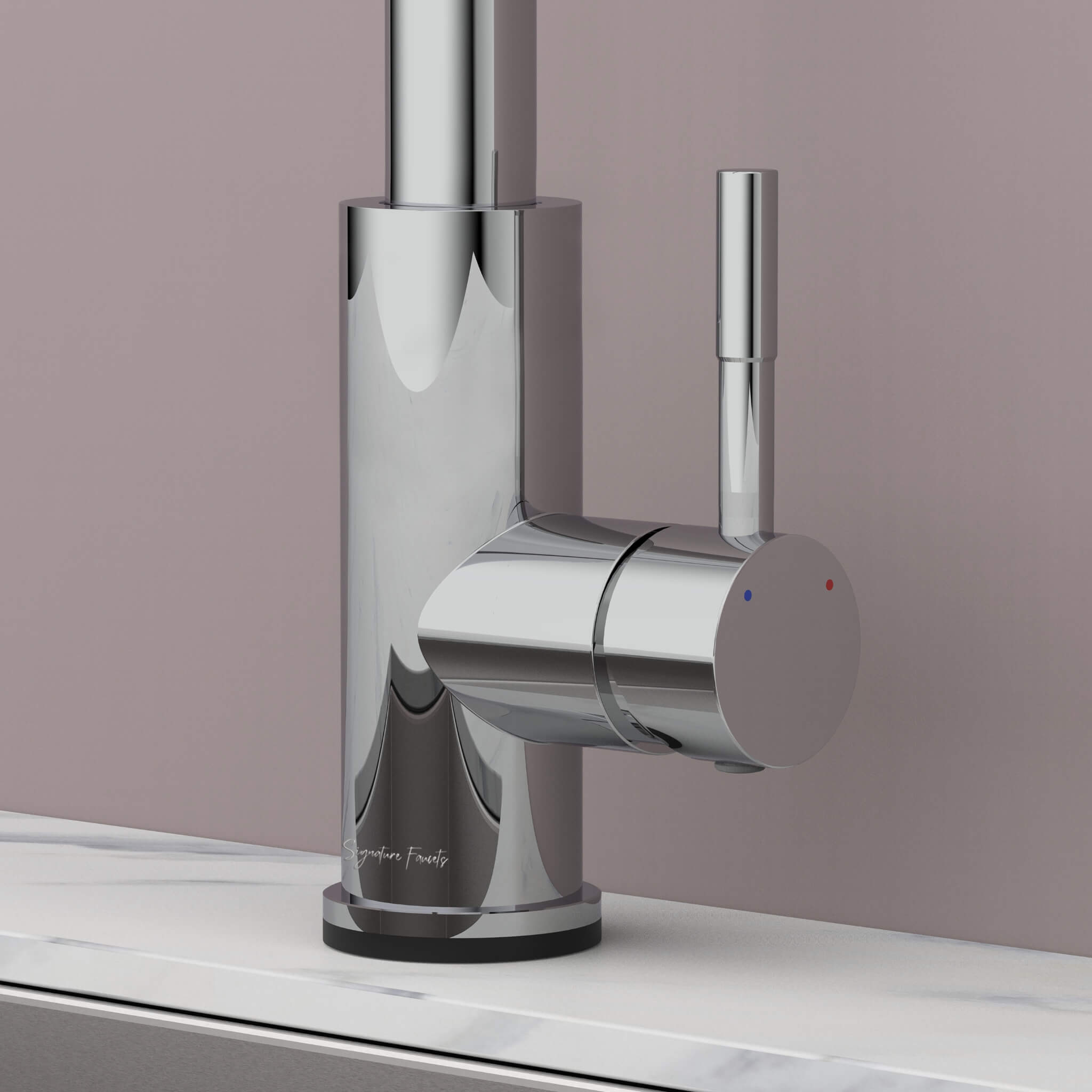Stainless steel kitchen faucet - Imperium Touch Control Dual Function Pull Out sprayer Spout Kitchen Faucet - Chrome - Signature Faucets #color_chrome