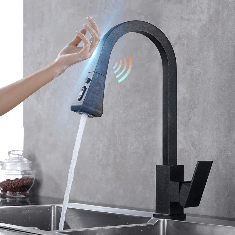 Kitchen Faucet - Besas Touch Control Dual Function Pull Down Spout Kitchen Faucet - undefined - Signature Faucets