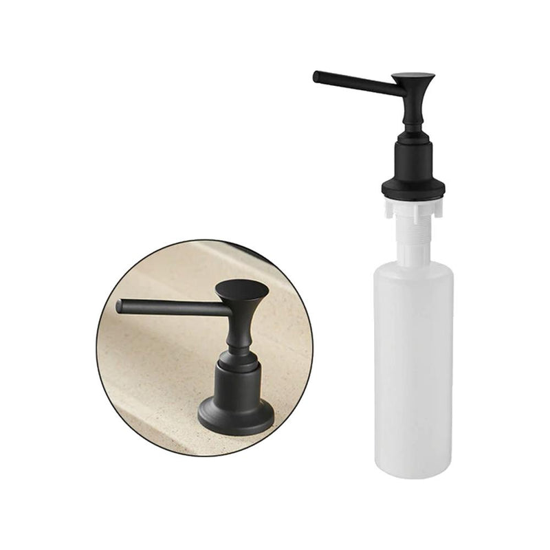 Soap Dispenser - Culp Deck Mounted Kitchen Sink Soap Dispenser 400ml (13.5oz) Round Pump Brass Construction - undefined - Signature Faucets