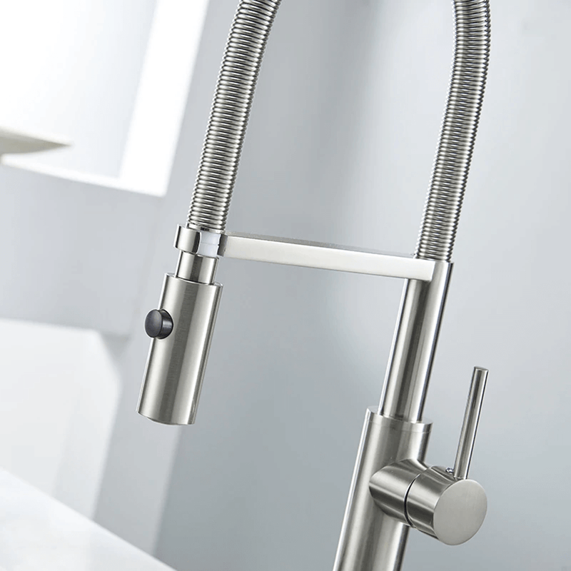 Kitchen Faucet - Florence 360 Swivel Pull Down Spray Single Handle Kitchen Faucet - undefined - Signature Faucets