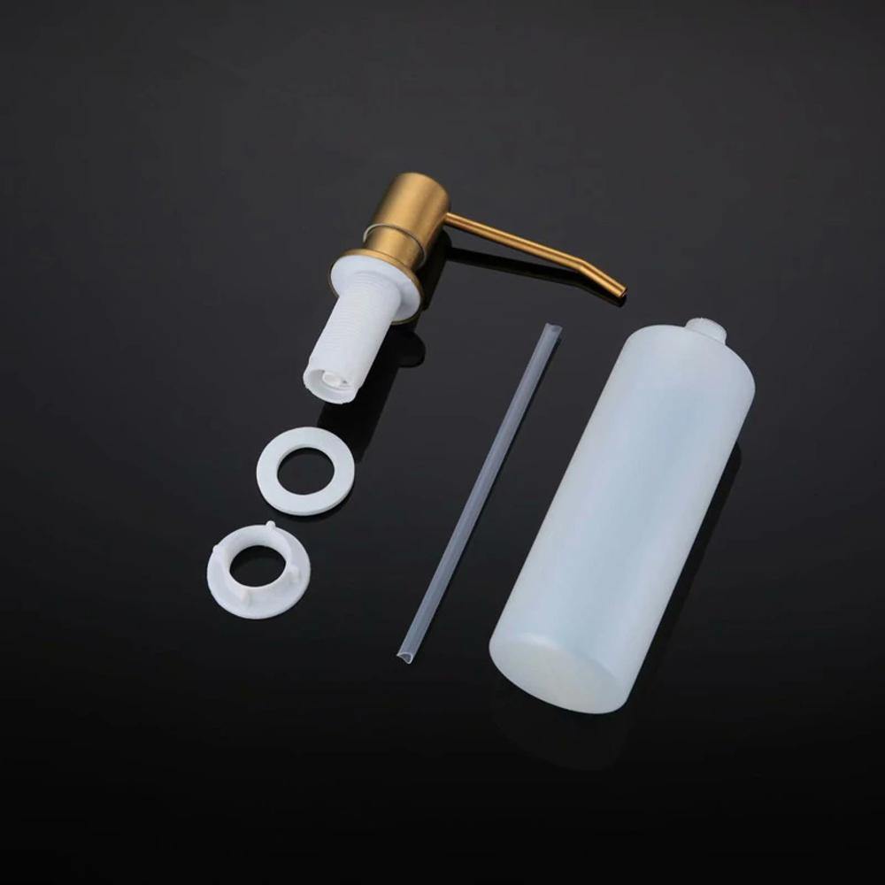 Soap Dispenser - Culp Deck Mounted Kitchen Sink Soap Dispenser 400ml (13.5oz) Pump Brass Construction - undefined - Signature Faucets