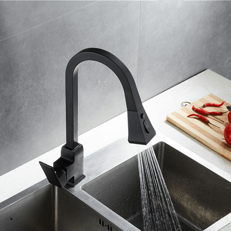 Kitchen Faucet - Besas Dual Function Pull Down Spout Kitchen Faucet - undefined - Signature Faucets