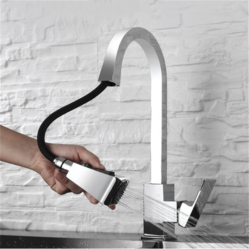 Kitchen Faucet - Besas Dual Function Pull Down Spout Kitchen Faucet - undefined - Signature Faucets