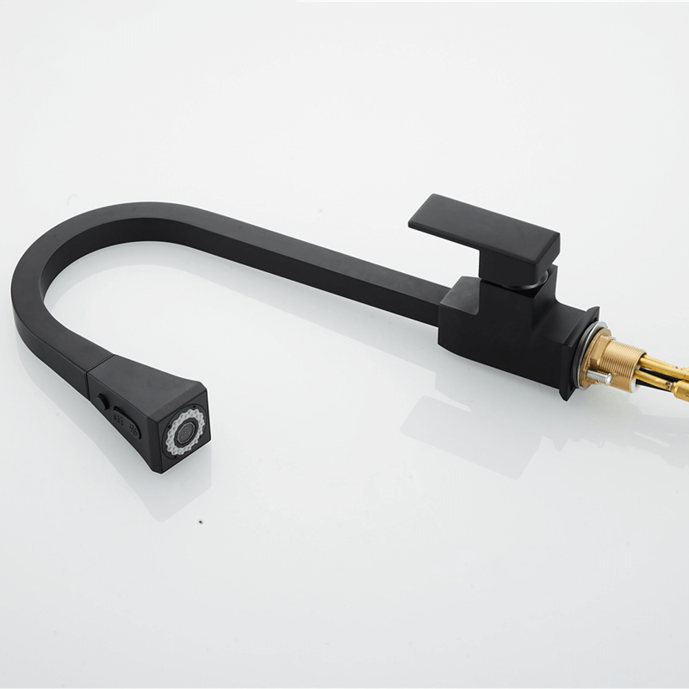 Kitchen Faucet - Besas Dual Function Pull Down Spout Kitchen Faucet - undefined - Signature Faucets