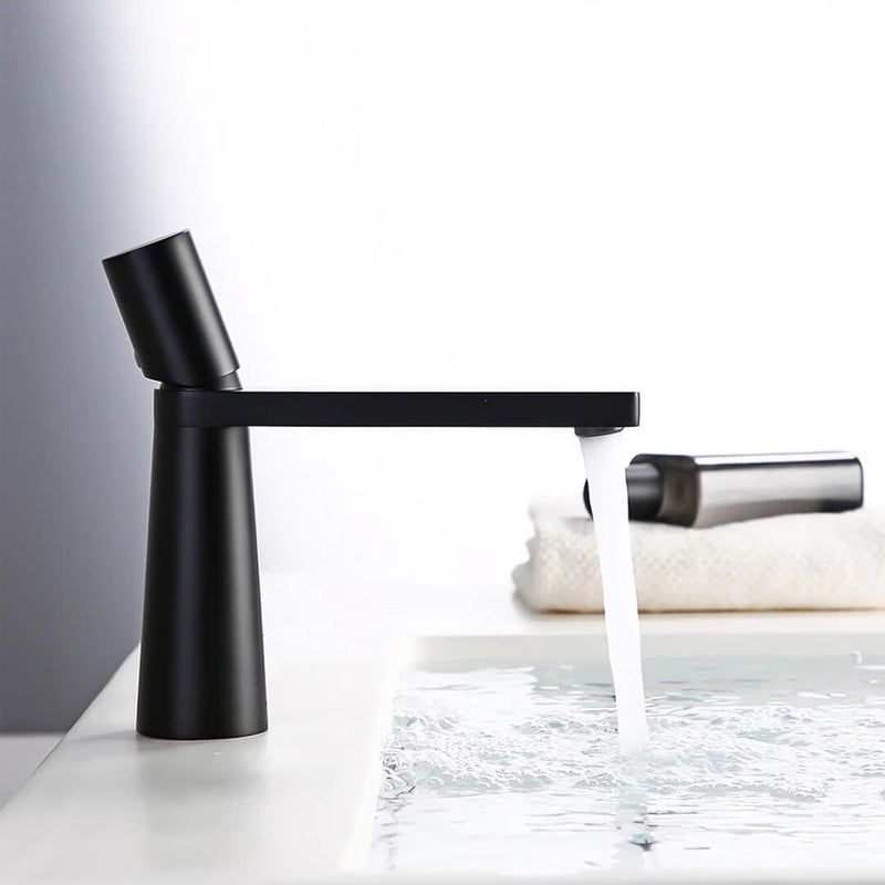 Bathroom Sink Faucet - Harris Modern Bathroom Faucet Single Hole Single Handle Solid Brass - undefined - Signature Faucets
