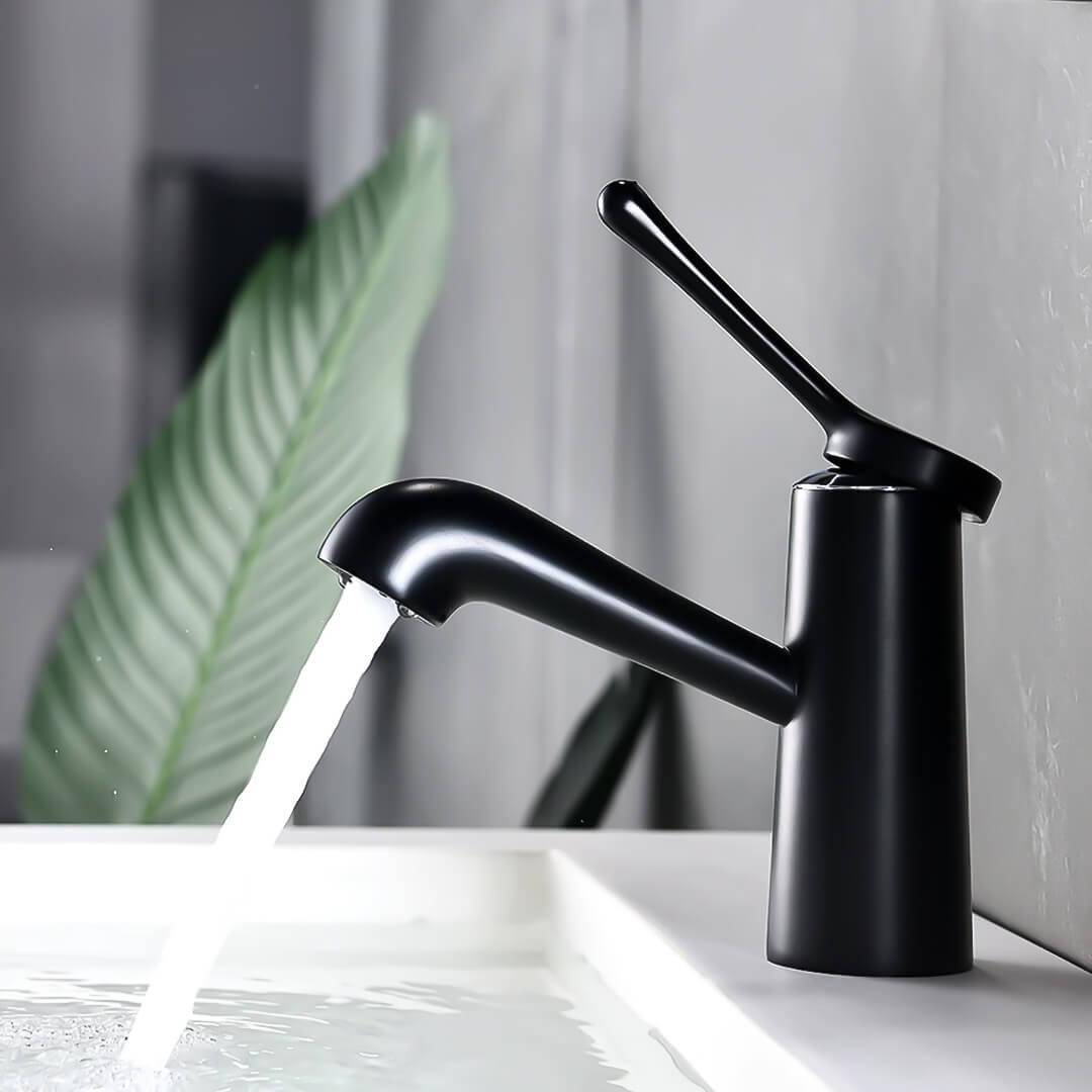 Bathroom Sink Faucet - Swarts Modern Brass Bathroom Faucet Single Hole - undefined - Signature Faucets