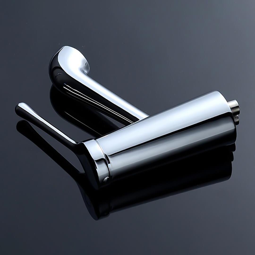 Bathroom Sink Faucet - Swarts Modern Brass Bathroom Faucet Single Hole - undefined - Signature Faucets