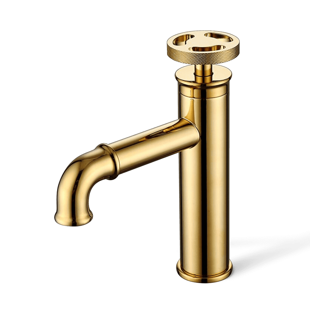 Imdorf Industrial Style Brass Single Hole One Handle Bathroom Basin Fa –  Signature Faucets