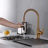 Kitchen Faucet - Discreeto Single-Hole Kitchen Faucet With Pull Out Spout - undefined - Signature Faucets